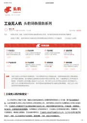 工业无人机 头豹词条报告系列