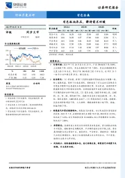 有色金属行业月度点评：有色板块承压，静待需求回暖