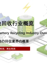 2023年中国动力电池回收行业概览