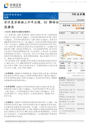医药:诊疗复苏提振上半年业绩,Q3静待估值磨底
