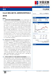 通信行业周报：Mate60催热卫星市场，运营商完成宽带低轨卫星实验