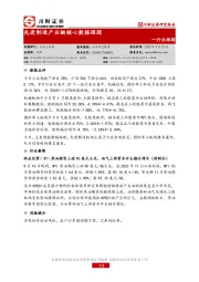 行业跟踪：先进制造产业链核心数据跟踪