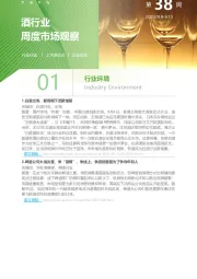 酒行业周度市场观察第38周