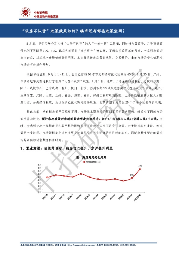 房地产行业：“认房不认贷”政策效果如何？楼市还有哪些政策空间？