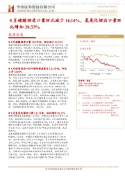 能源金属：8月碳酸锂进口量环比减少16.14%，氢氧化锂出口量环比增加30.33%