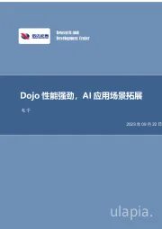 电子行业专题研究：Dojo完善AI闭环，持续看好硬件潜力