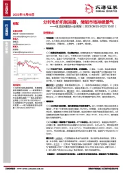 电池及储能行业周报：分时电价机制完善，储能市场持续景气