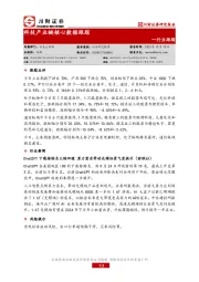 行业跟踪：科技产业链核心数据跟踪