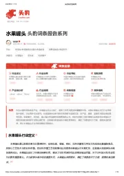 水果罐头 头豹词条报告系列