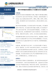 电新行业双周报2023年第18期总第18期：海外市场有望成为新增长点 关注整车及动力电池板块