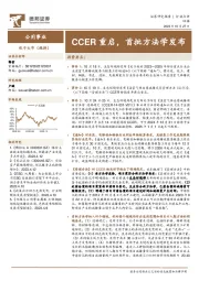 公用事业：CCER重启，首批方法学发布