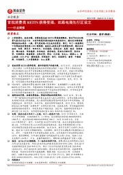 社会服务行业周报:首批消费类REITS获得受理,丝路电商先行区设立