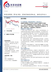 新能源周报（第62期）：重视价格底部机会，海风边际向上