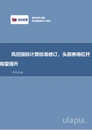 非银金融行业事项点评：风控指标计算标准修订，头部券商杠杆有望提升