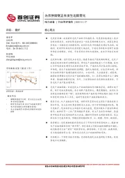 电力设备行业简评报告：光伏供给侧正在发生边际变化