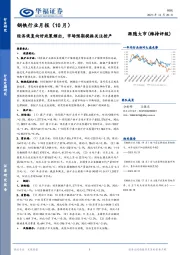 钢铁行业月报（10月）：经济恢复向好政策频出，市场预期提振关注控产