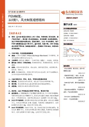 电气设备行业专题研究：PEM制氢：从0到1，风光制氢理想搭档