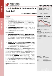 10月钻石行业跟踪报告：10月印度培育钻石和天然钻石毛坯进口额同比显著回升