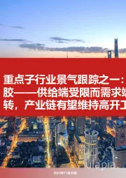 重点子行业景气跟踪之一:粘胶——供给端受限而需求端好转,产业链有望维持高开工