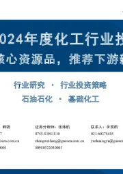 12月暨2024年度化工行业投资策略：布局上游核心资源品，推荐下游新兴化学品