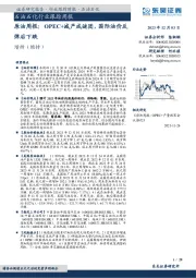 原油周报：OPEC+减产成谜团，国际油价反弹后下跌