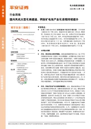 电力设备及新能源行业周报：国内风机大型化再提速，钙钛矿电池产业化进程持续提升