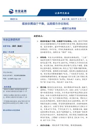 煤炭行业周报：煤炭供需趋于平衡，远期煤市存在转机