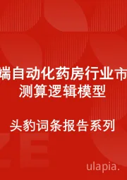 中国院端自动化药房行业市场规模测算逻辑模型 头豹词条报告系列