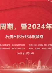 石油石化行业年度策略:复盘油价周期,暨2024年油气展望