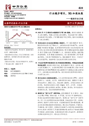 通信行业月报:行业稳步增长,5G加速拓展