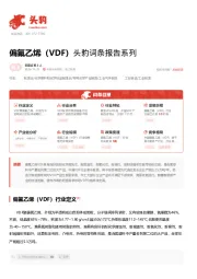 偏氟乙烯（VDF） 头豹词条报告系列