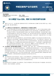 传媒互联网产业行业研究：3D大模型Tripo发布，看好3D内容交易平台发展