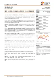 消费电子行业研究周报:看好AI创新、车身域以太网应用、OLED持续渗透