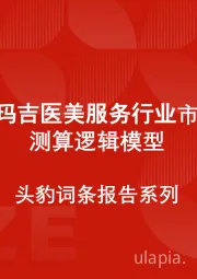 中国热玛吉医美服务行业市场规模测算逻辑模型 头豹词条报告系列