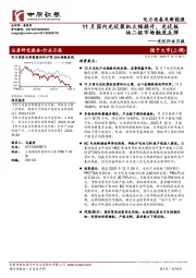 光伏行业月报：11月国内光伏装机大幅提升，光伏板块二级市场触底反弹