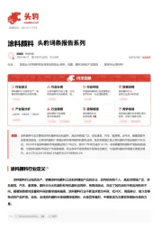 涂料颜料 头豹词条报告系列