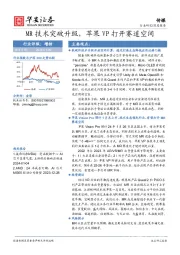 传媒：MR技术突破升级，苹果VP打开赛道空间