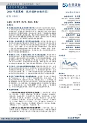 电子行业深度报告:2024年度策略:技术创新全面开花!