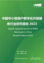 中国中小微商户数字化升级服务行业研究报告2023