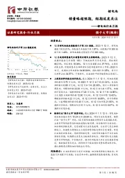 锂电池行业月报：销量略超预期，短期适度关注