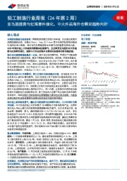 轻工制造行业周报(24年第2周):亚马逊提费与红海事件催化,中大件品海外仓需求趋势向好