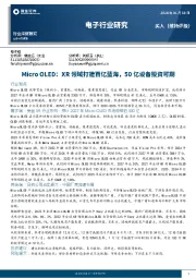 电子行业研究：Micro OLED：XR领域打造百亿蓝海，50亿设备投资可期