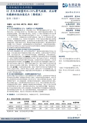工程机械行业点评报告:12月叉车销量同比+31%景气延续,关注增长稳健的低估值龙头(勘误版)