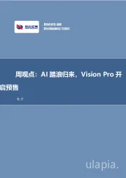 电子周观点：AI踏浪归来，Vision Pro开启预售