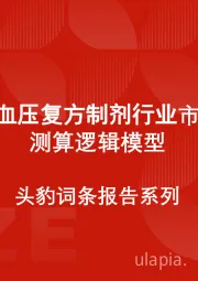中国高血压复方制剂行业市场规模测算逻辑模型 头豹词条报告系列