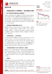 医药生物：医药基金持仓占比持续提升，医疗器械仓位增加