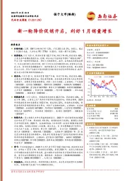 汽车行业周报：新一轮降价促销开启，利好1月销量增长