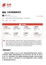 硅油 头豹词条报告系列