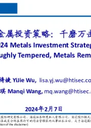 2024年金属投资策略:千磨万击还坚劲