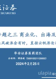 创新药专题之三商业化、出海及FIC专题：长风破浪会有时，直挂云帆济沧海